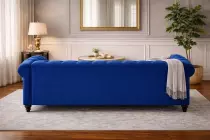 CHESTERFIELD, Canap&eacute; 3 places  en velours