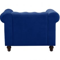 CHESTERFIELD, Fauteuil en velours