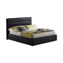 CITY2, Lit coffre existe en plusieurs dimensions en PU, avec option matelas Aloe Vera 18cm