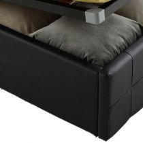 CITY2, Lit coffre existe en plusieurs dimensions en PU, avec option matelas Aloe Vera 18cm