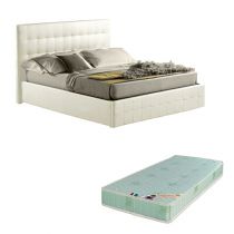 CITY2, Lit coffre existe en plusieurs dimensions en PU, avec option matelas Aloe Vera 18cm