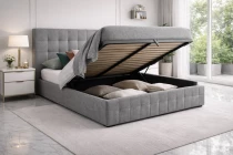 CITY2, Lit coffre existe en plusieurs tailles de couchage et rev&ecirc;tements. Vendu sans matelas