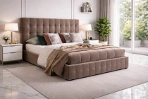 CITY2, Lit coffre existe en plusieurs tailles de couchage et rev&ecirc;tements. Vendu sans matelas