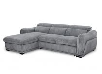 COTYBED, Angle convertible NON reversible COTYBED avec méridienne coffre - Tissu 