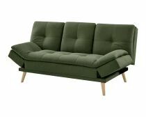 DANIELA, canap&eacute; Clic-clac avec tablette rabattable rev&ecirc;tement tissu NEVE,184*94/114*91cm