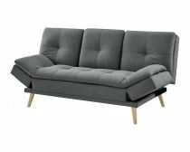 DANIELA, canap&eacute; Clic-clac avec tablette rabattable rev&ecirc;tement tissu NEVE,184*94/114*91cm