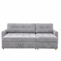 DANUBE, Grand Angle convertible gigogne 2 places + m&eacute;ridienne coffre