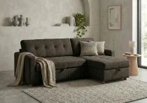 DANUBE, Grand Angle convertible gigogne 2 places + m&eacute;ridienne coffre