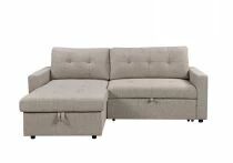 DANUBE, Grand Angle convertible gigogne 2 places + m&eacute;ridienne coffre