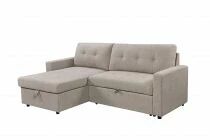 DANUBE, Grand Angle convertible gigogne 2 places + m&eacute;ridienne coffre