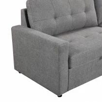 DANUBE, Grand Angle convertible gigogne 2 places + m&eacute;ridienne coffre