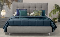 DEVA, Lit Coffre, différentes dimensions et revêtements disponibles, avec matelas