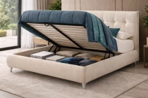 DEVA, Lit Coffre, diff&eacute;rentes dimensions et rev&ecirc;tements disponibles, sans matelas