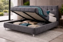 DEVA, Lit Coffre, diff&eacute;rentes dimensions et rev&ecirc;tements disponibles, sans matelas