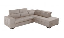 DYLAN, Canapé grand angle convertible Gigogne 2 places, revêtement Tissu Artemis ou Luna