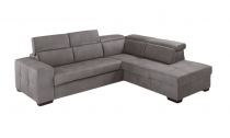 DYLAN, Canapé grand angle convertible Gigogne 2 places, revêtement Tissu Artemis ou Luna