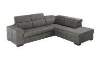 DYLAN, Canapé grand angle convertible Gigogne 2 places, revêtement Tissu Artemis ou Luna