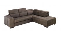 DYLAN, Canapé grand angle convertible Gigogne 2 places, revêtement Tissu Artemis ou Luna