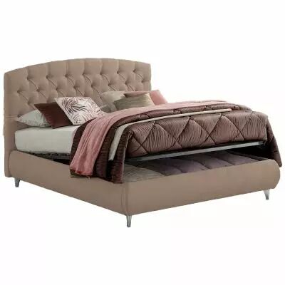FRIDA, lit coffre, diff�rentes dimensions et rev�tements disponibles, sans matelas