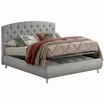 FRIDA, lit coffre, diff�rentes dimensions et rev�tements disponibles, sans matelas