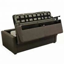 GEANT, Convertible pour usage quotidien, Couchage 120cm  en tissu Artemis