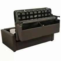 GEANT, Convertible pour usage quotidien, Couchage 120cm  en tissu Artemis