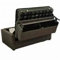 GEANT, Convertible pour usage quotidien, Couchage 120cm  en tissu Artemis