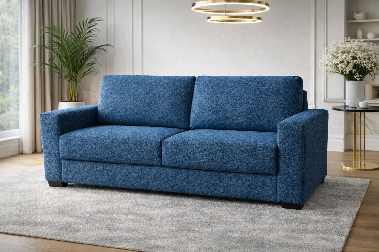 GEANT, Convertible pour usage quotidien, Couchage 140cm  en tissu Artemis