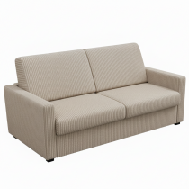 GEANT, Convertible pour usage quotidien, Couchage 140cm en Velours Côtelé 