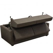 GEANT, Convertible pour usage quotidien, Couchage 160cm en Velours Côtelé 
