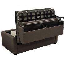 GEANT, Convertible pour usage quotidien, Couchage 160cm en Velours Côtelé 