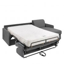 GEANT18, Convertible Rapido reversible à usage quotidien en tissu Luna. Couchage 120 / 140 ou 160cm