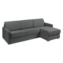 GEANT18, Convertible Rapido reversible à usage quotidien en tissu Luna. Couchage 120 / 140 ou 160cm