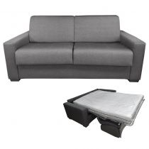 GIANT21, Canapé convertible usage quotidien, revêtement Tissu Artemis ou Luna, couchage 120cm/140cm ou 160cm