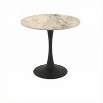 HIKME Table RONDE Ceramique 70x70x75cm