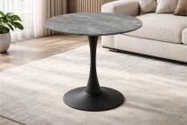HIKME Table RONDE Ceramique 80x80x75cm