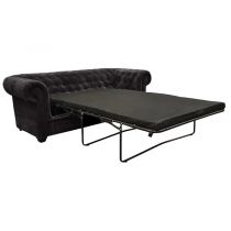 IMPERIAL, Canapé 2 places Chesterfield convertible Som\'toile en velours Tiffany
