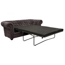 IMPERIAL, Canapé 2 places Chesterfield convertible Som\'toile en velours Tiffany