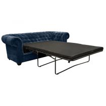 IMPERIAL, Canapé 2 places Chesterfield convertible Som\'toile en velours Tiffany