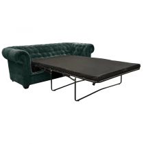 IMPERIAL, Canapé 2 places Chesterfield convertible Som\'toile en velours Tiffany