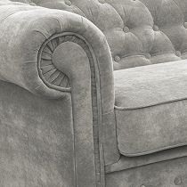 IMPERIAL, Canapé 2 places Chesterfield convertible Som\'toile en velours Tiffany