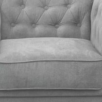 IMPERIAL, Canapé 2 places Chesterfield convertible Som\'toile en velours Tiffany