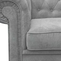 IMPERIAL, Canapé 2 places Chesterfield convertible Som\'toile en velours Tiffany