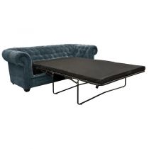 IMPERIAL, Canapé 3 places Chesterfield convertible Som\'toile en velours Tiffany