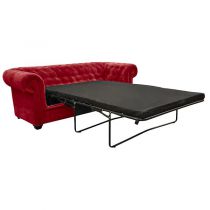 IMPERIAL, Canapé 3 places Chesterfield convertible Som\'toile en velours Tiffany