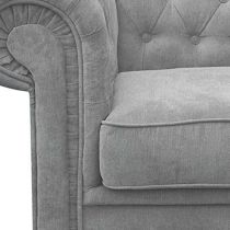 IMPERIAL, Canapé 3 places Chesterfield convertible Som\'toile en velours Tiffany