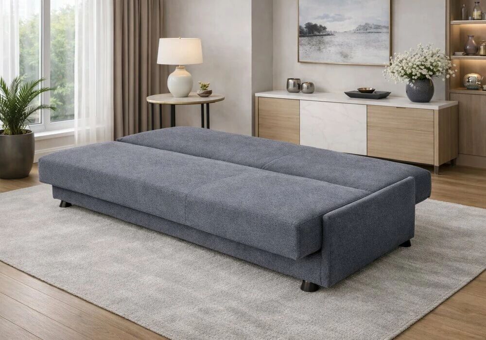 ISCHIA, canap&eacute; Clic-clac rev&ecirc;tement tissu ENJOY