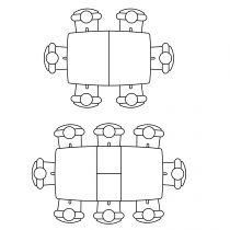 KATRIN Table 138*90cm extensible 178*90cm