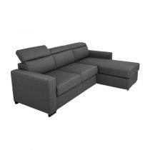 KEROS, convertible Gigogne avec méridienne coffre, revêtement Tissu Artemis ou Luna