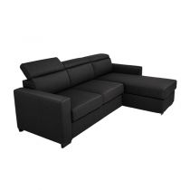 KEROS, convertible Gigogne avec méridienne coffre, revêtement Tissu Artemis ou Luna